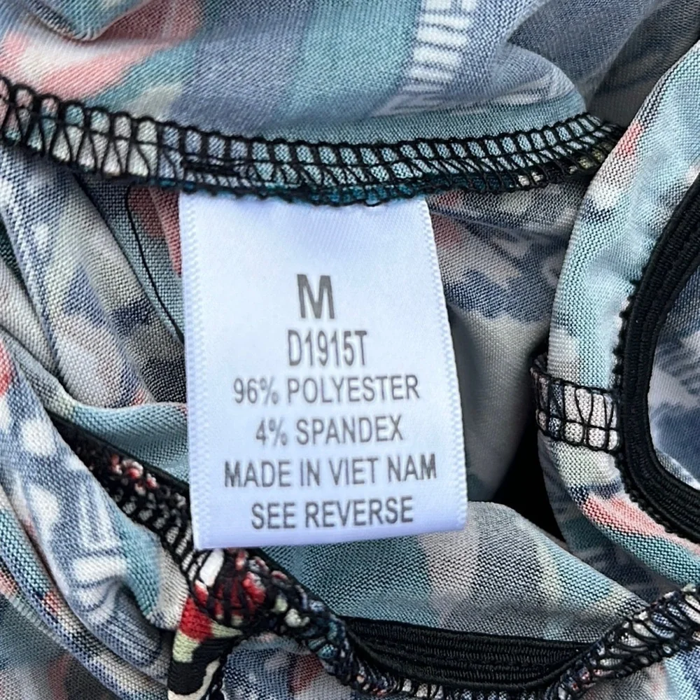 Impulsive Women’s Print Long Sleeve Deep-V Wide Leg Jumpsuit Size M - Picture 12 of 12